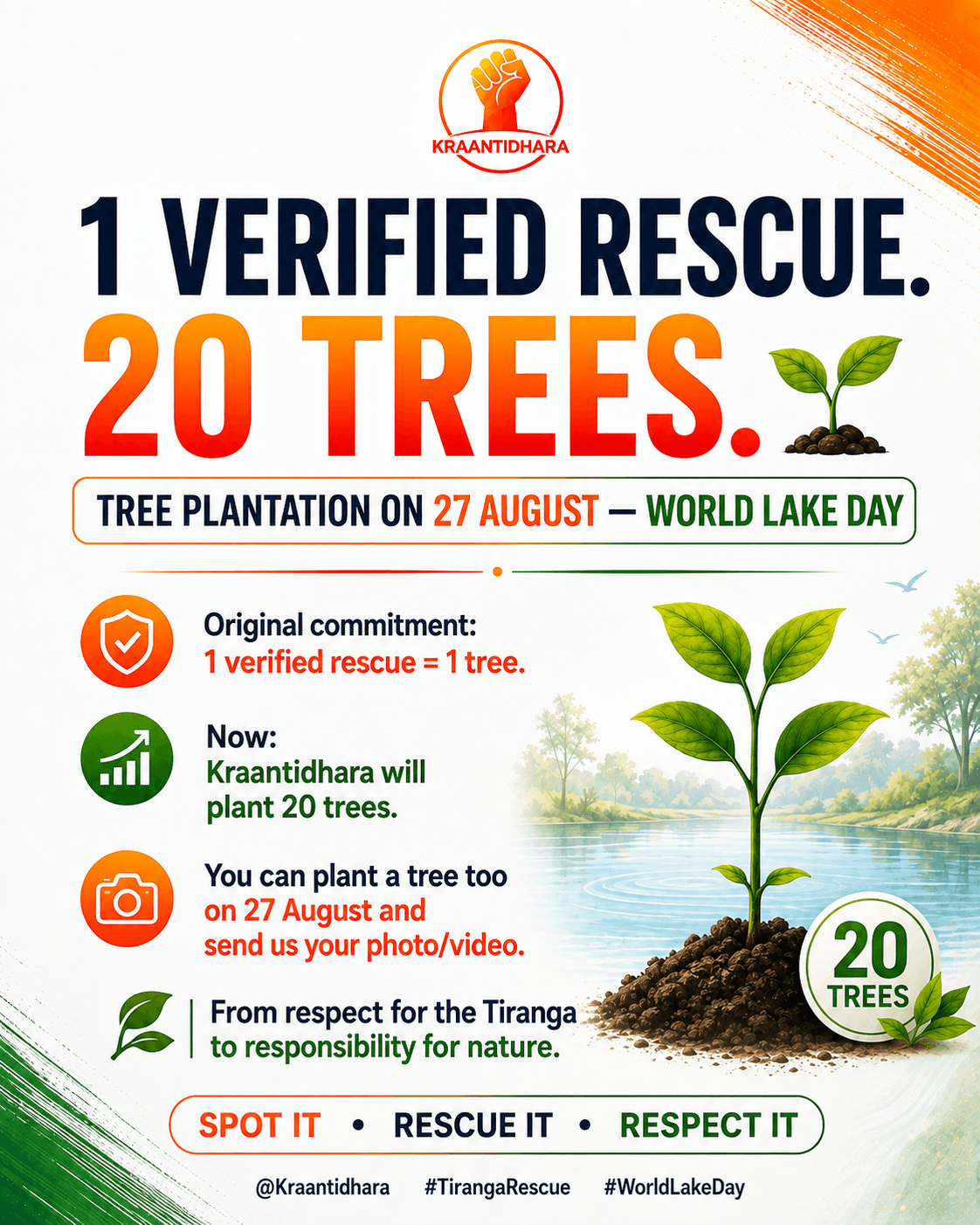 Earlier 20-tree commitment campaign graphic